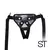 Arnés regulable de la marca ST, con diseño triangular y detalles en metal, ideal para juguetes y accesorios.