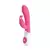 Vibrador rabbit Pretty Love Gene en color rosa, diseñado para estimulación dual.