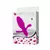 Envase del vibrador anal Pretty Love Fitch, de color rosa, con ilustración del producto y detalles sobre sus funciones.