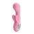 Vibrador Rabbit Pretty Love Christ color rosa, con diseño ergonómico y controles de vibración.