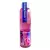 FyL Lubricante Estimulante Caricias Humedas 130ml de botella transparente con etiqueta en color rosa y azul 