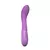Vibrador estimulador de punto G Katy 8 en color púrpura, con diseño curvado y botones de control.