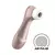 Succionador de clitoris de color rosa de un material metalico 