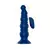 Vibrador anal prostático Jimy 2 de color azul con control remoto, diseñado para estimulación anal.