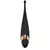 Vibrador succionador estimulador Ana 7, de diseño elegante y color negro con detalles dorados.