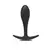Plug anal grande de color negro, diseñado para el placer anal.