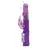 Vibrador Rabbit Rotador 2 en color púrpura, con diseño texturizado y funciones de rotación y vibración.