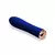 Vibrador recargable ST Miky 1 en color azul con detalles en dorado.