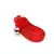 Anillo vibrador peneano color rojo con texturas y bolas metálicas