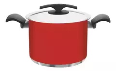 Cacerolas Acero triple fondo DUO COLOR Tramontina ROJO