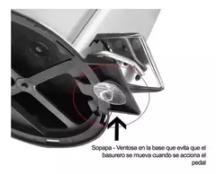 Cesto de basura Acero inox con pedal Tramontina - Gastronomia Graffi