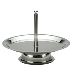 Copetinero con alzada 1 plato acero inox ACERMEL
