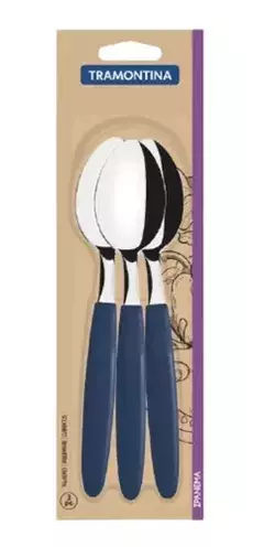 Cuchara de mesa Blister x 3 IPANEMA Tramontina - comprar online