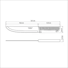Cuchillo de cocina 8" linea Universal Tramontina - comprar online