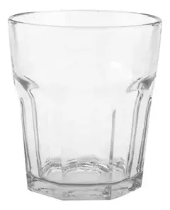Vaso facetado bajo (x24) DURAX