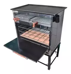 Horno Acero 6 Moldes Pizzero multiple