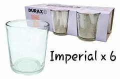 Vaso vidrio transparente IMPERIAL DURAX