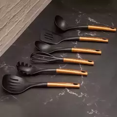 Set utensillos 7 piezas LARHAUS mango Copper - comprar online