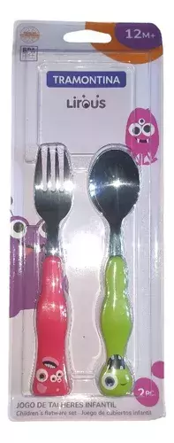 Set cubiertos infantil linea Lirous Tramontina - comprar online