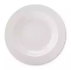 Plato porcelana con borde ancho 28 cm SCHMIDT x 6