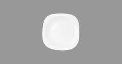 Platos Vidrio templado Blanco linea Plaza NADIR - comprar online