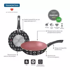 Sarten honda 24 cm My Lovely Kitchen Tramontina - comprar online