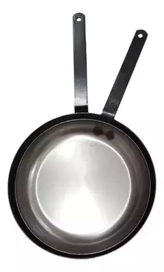 Sarten chapa con mango planchuela PROFESIONAL - comprar online