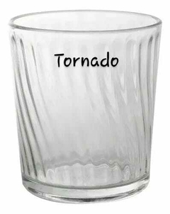 Vaso vidrio transparente TORNADO DURAX