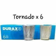 Vaso vidrio transparente TORNADO DURAX - comprar online