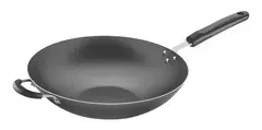Wok con mango y asa Teflon Tramontina