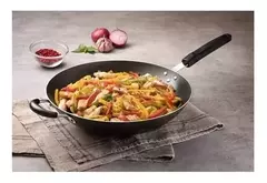 Wok con mango y asa Teflon Tramontina - comprar online