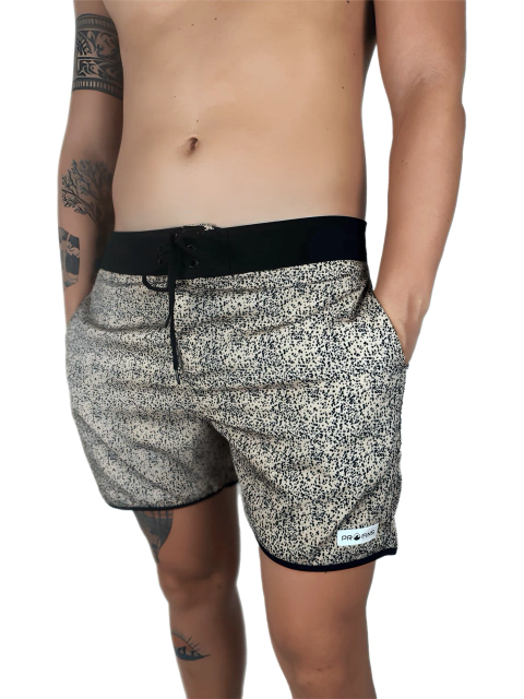 Bermuda Boardshort - Bege Pintado