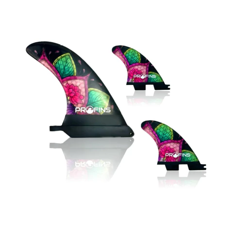 Quilha Longboard e Standup 7 polegadas + Estabilizadores - Fibra de Vidro - Floral - comprar online