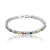 PULSEIRA RIVIERA COLORIDA BANHO OURO 18K - loja online