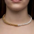 CHOKER METADE PÉROLA BANHO OURO - comprar online