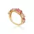 ANEL CRAVEJADO BANHO OURO 18K - loja online