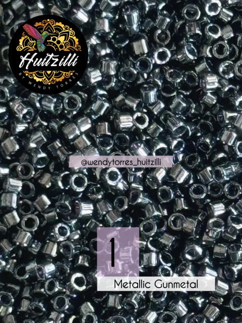 Delica Miyuki 11/0 #1 (3 gr)