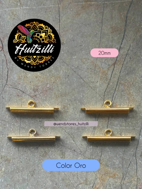 Terminal Miyuki 20 mm color oro