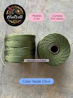 Cordon Nylon Verde Olivo