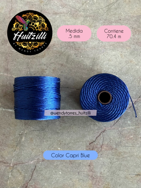 Cordon Nylon Azul Capri