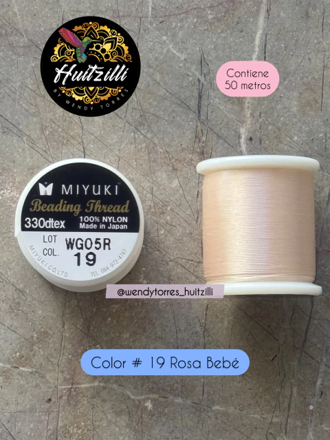 Hilo Miyuki Rosa Bebé - comprar en línea