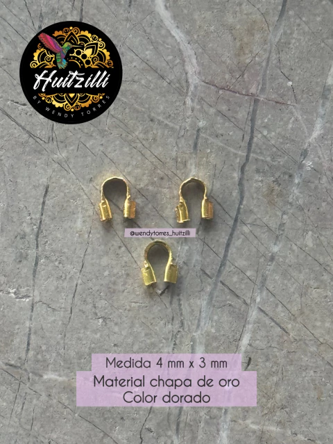 Cubre alambre dorado - comprar en línea