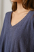 SWEATER CUELLO V CON LUREX - tienda online