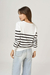 SWEATER ESCOTE V RAYADO en internet