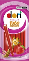 BALA REGALIZ SABOR MORANGO DORI SACHÊ 17G - Studio 66