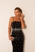 Vestido Midi Preto de Crepe Euphoria Preto-Ref 2371 - loja online