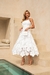 Vestido Midi de Renda Off-White Royale Off-White - DEDANA BOUTIQUE 
