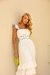 Vestido Midi Off-White Em Viscolinho Amanhecer Off-White Ref 2638 - DEDANA BOUTIQUE 