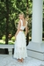Conjunto de Duas Peças Em Viscolinho Golden Off-White - loja online