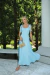 Vestido Midi de Malha Piquet Azul Candy Color Breeze Ref 2594